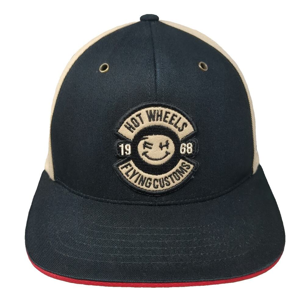 Fasthouse Snapback Black One Size Hot Wheels Flying Customs Checkerboard Hat